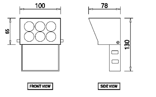 RTSK-STFL-B-12W drawing